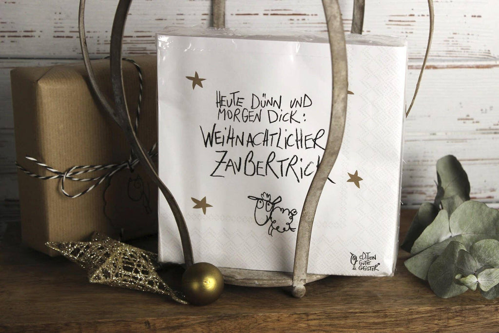 Servietten - Weihnachts-Trick