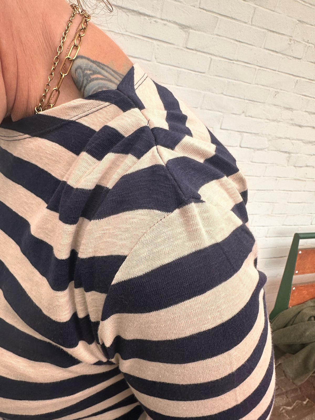 by-bar Leya Big Stripe Top – night sky