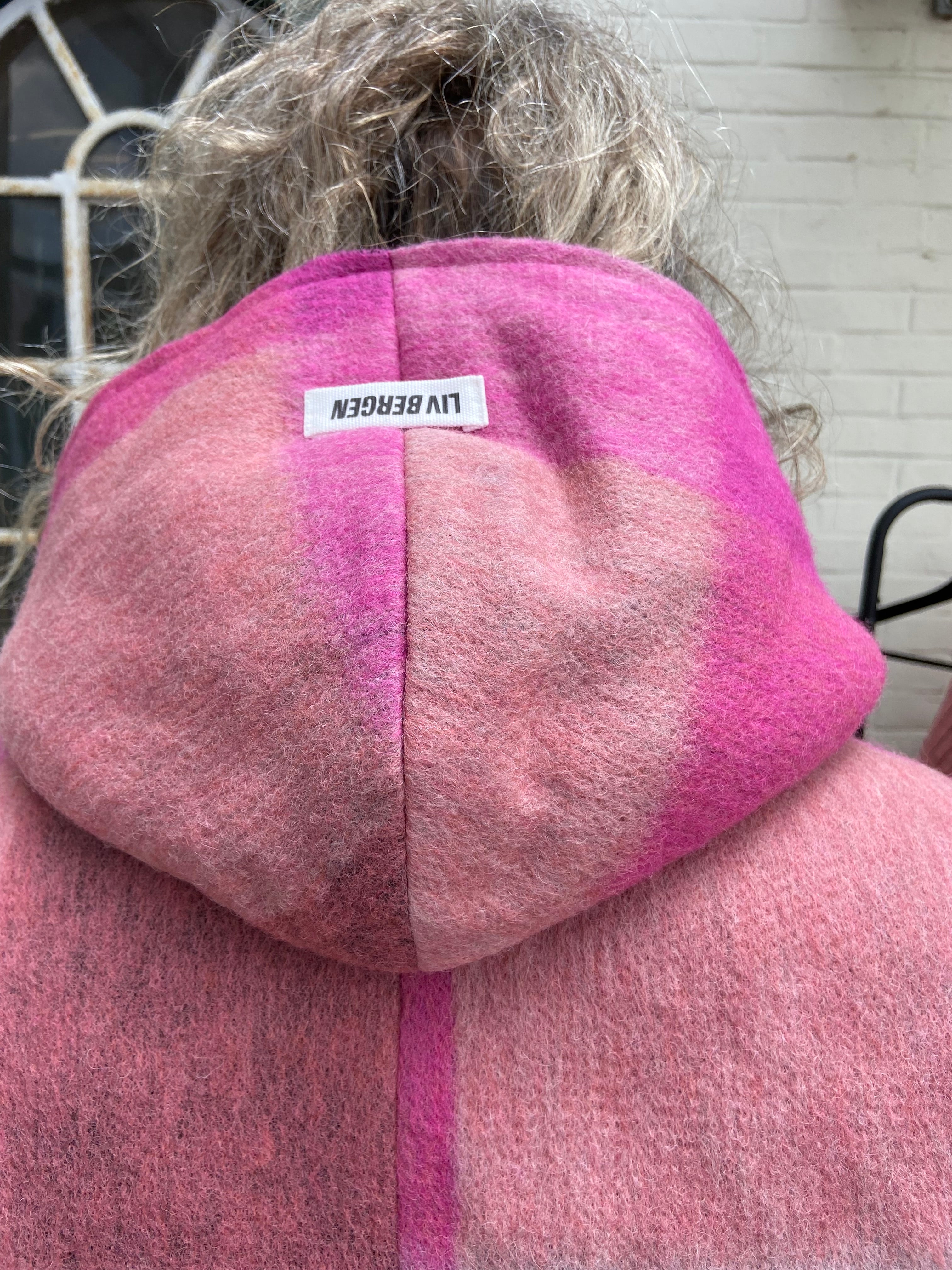 Liv Bergen Zamira Check Jacke – Check Pink