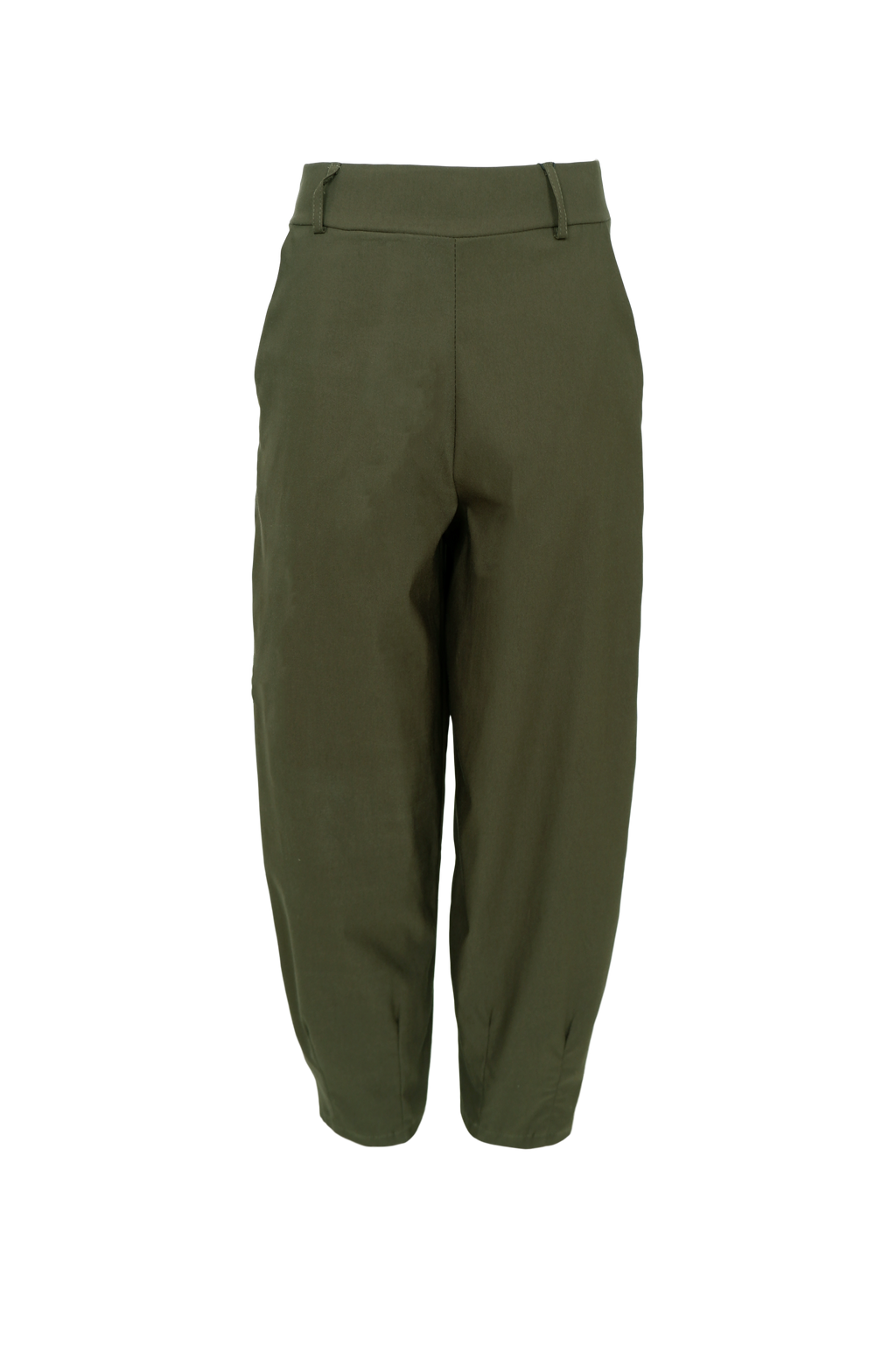 Black Colour Barrel Pant – Dk. Army