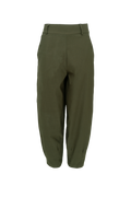 Black Colour Barrel Pant – Dk. Army