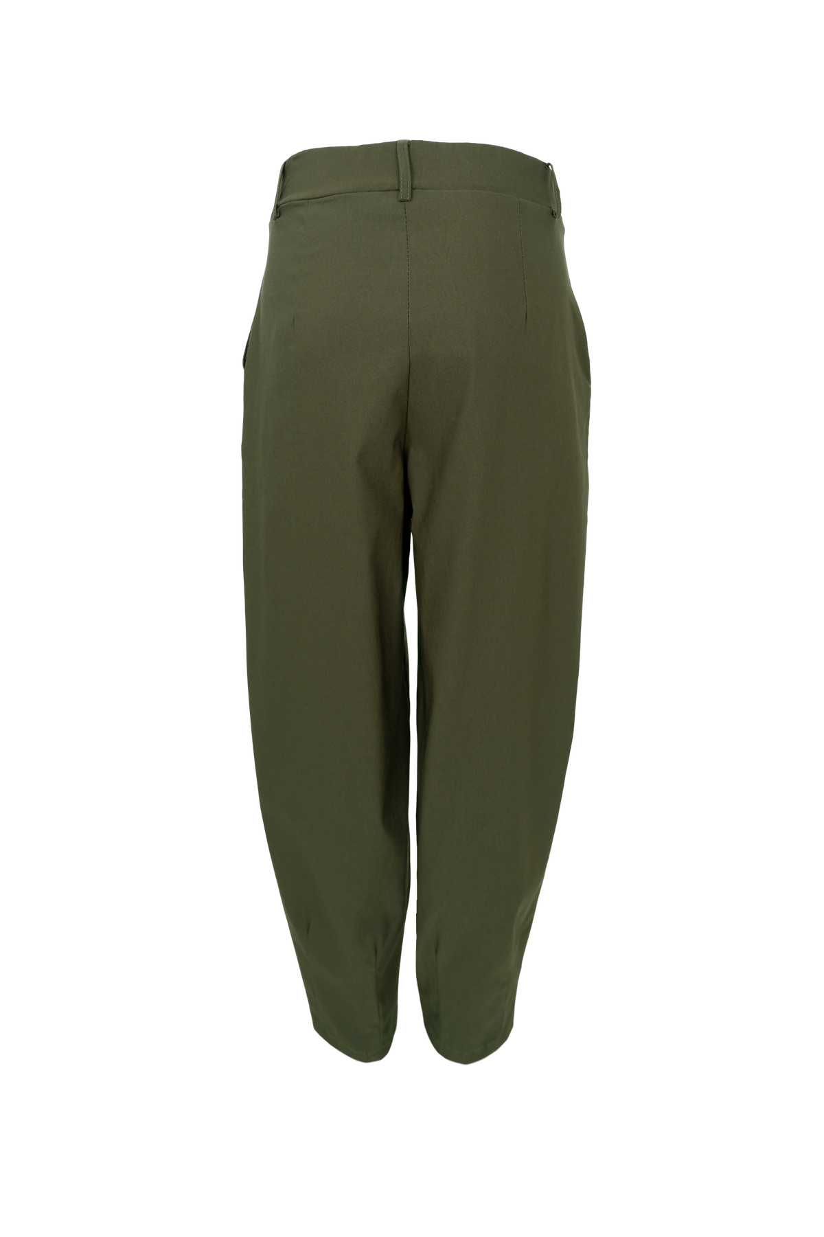 Black Colour Barrel Pant – Dk. Army