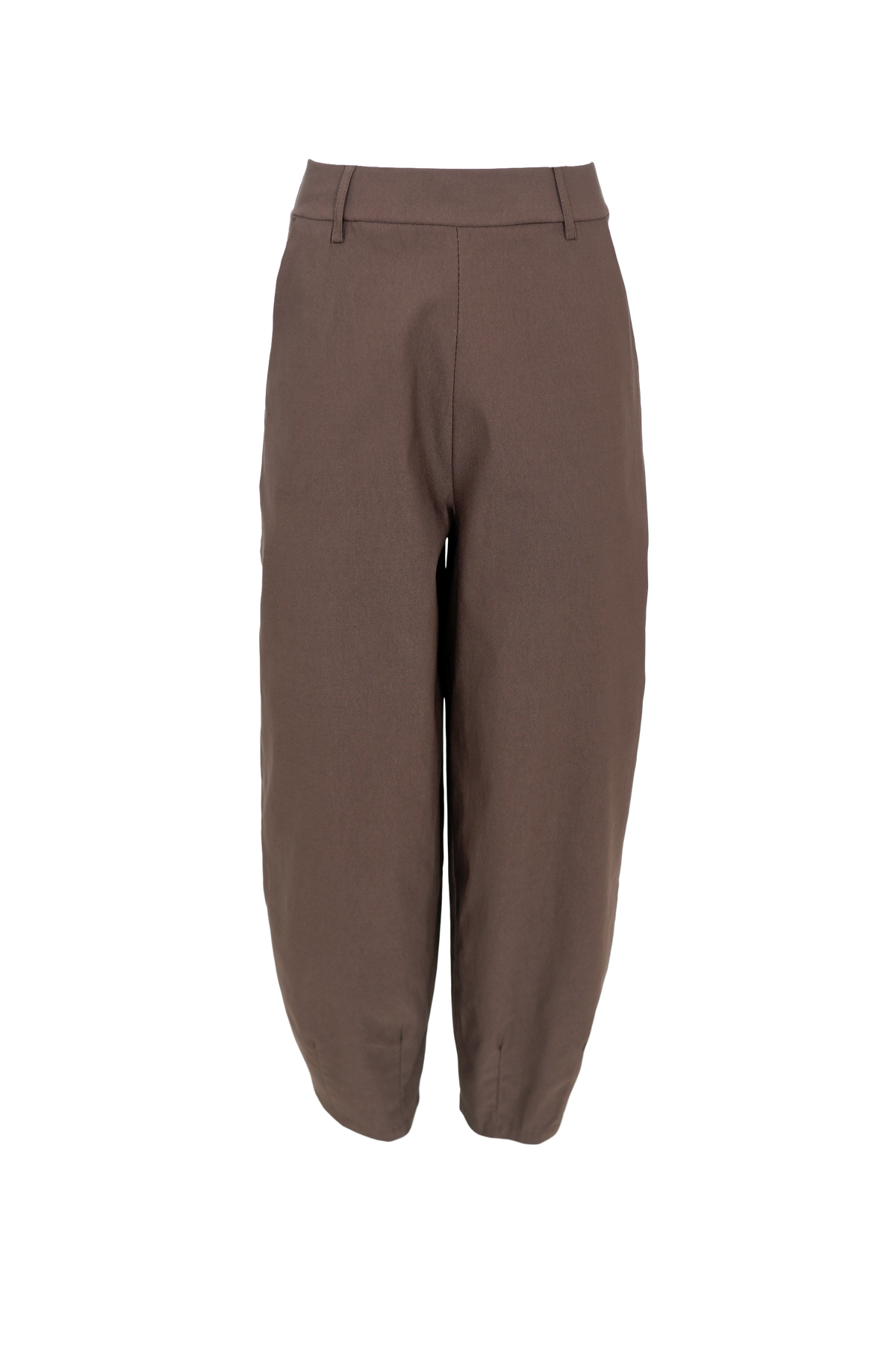 Black Colour Barrel Pant – Espresso