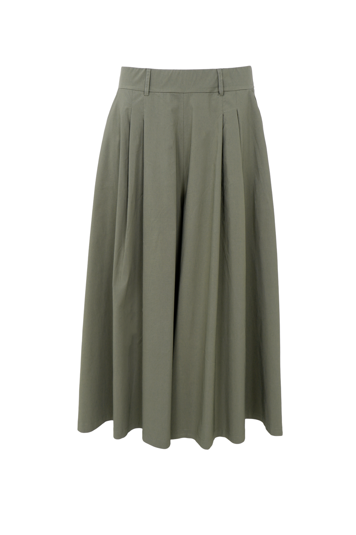 Black Colour Split Skirt / Hosenrock – Army