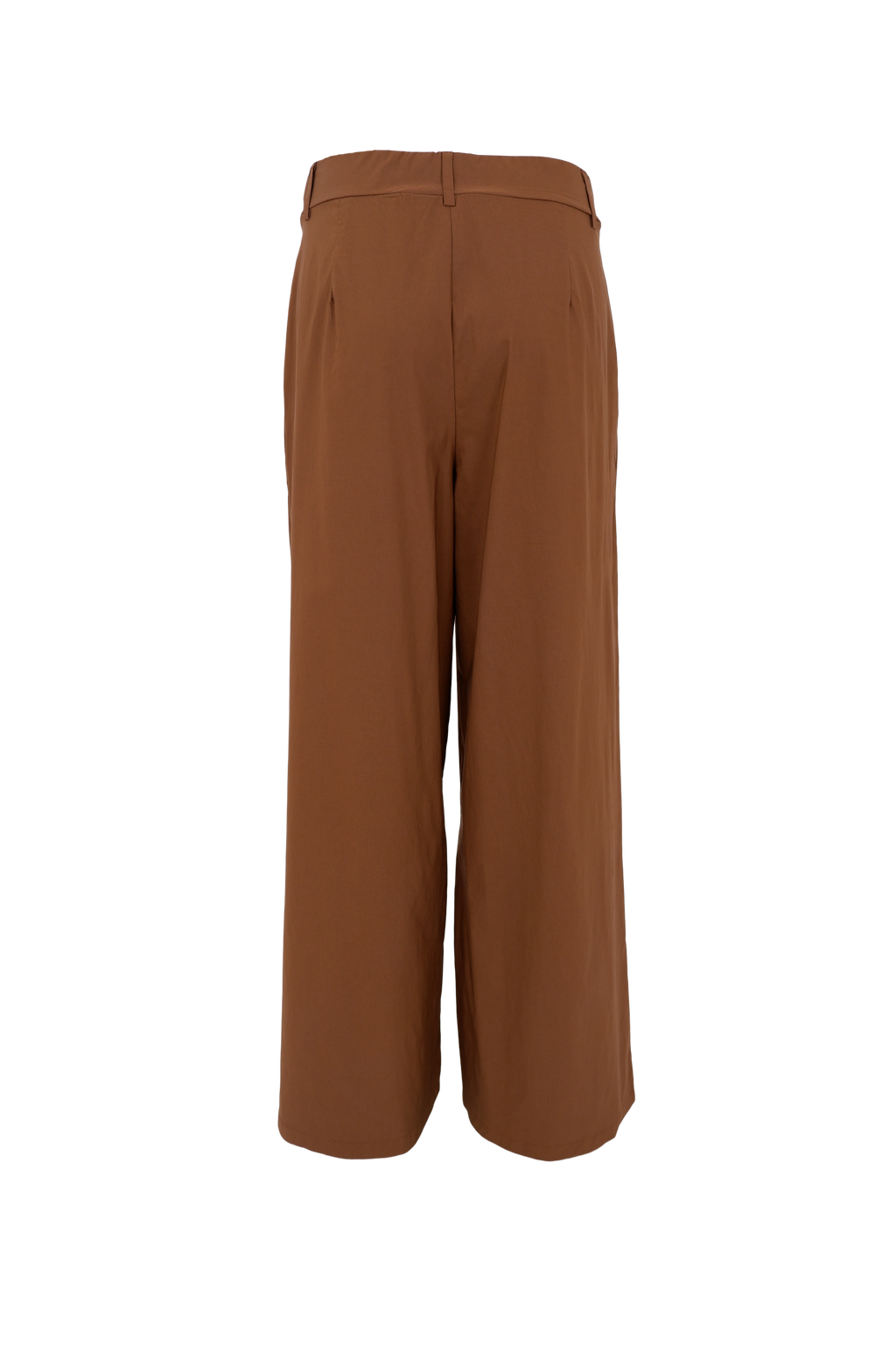 Black Colour Wideleg Pant – Haselnussbraun