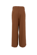 Black Colour Wideleg Pant – Haselnussbraun