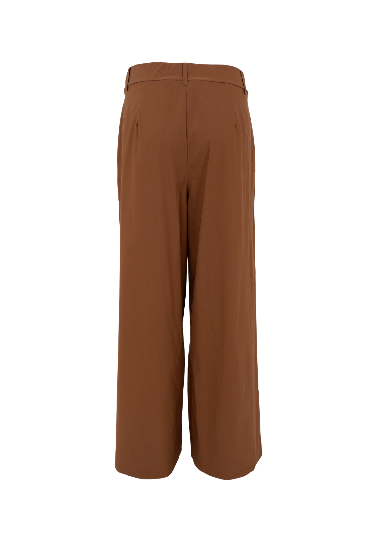 Black Colour Wideleg Pant – Haselnussbraun