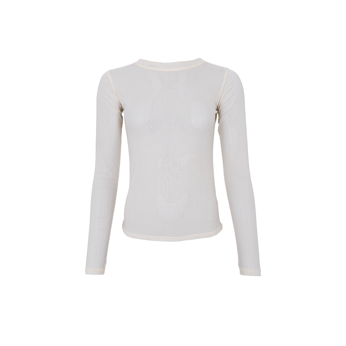 Black Colour BCJessie Mesh Blouse – Creme