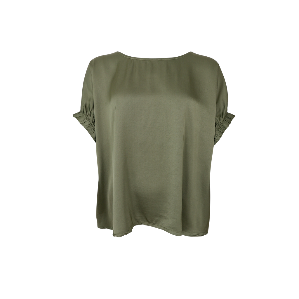Black Colour Mabel Bluse – Army