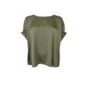Black Colour Mabel Bluse – Army