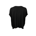 Black Colour Satinbluse – Black