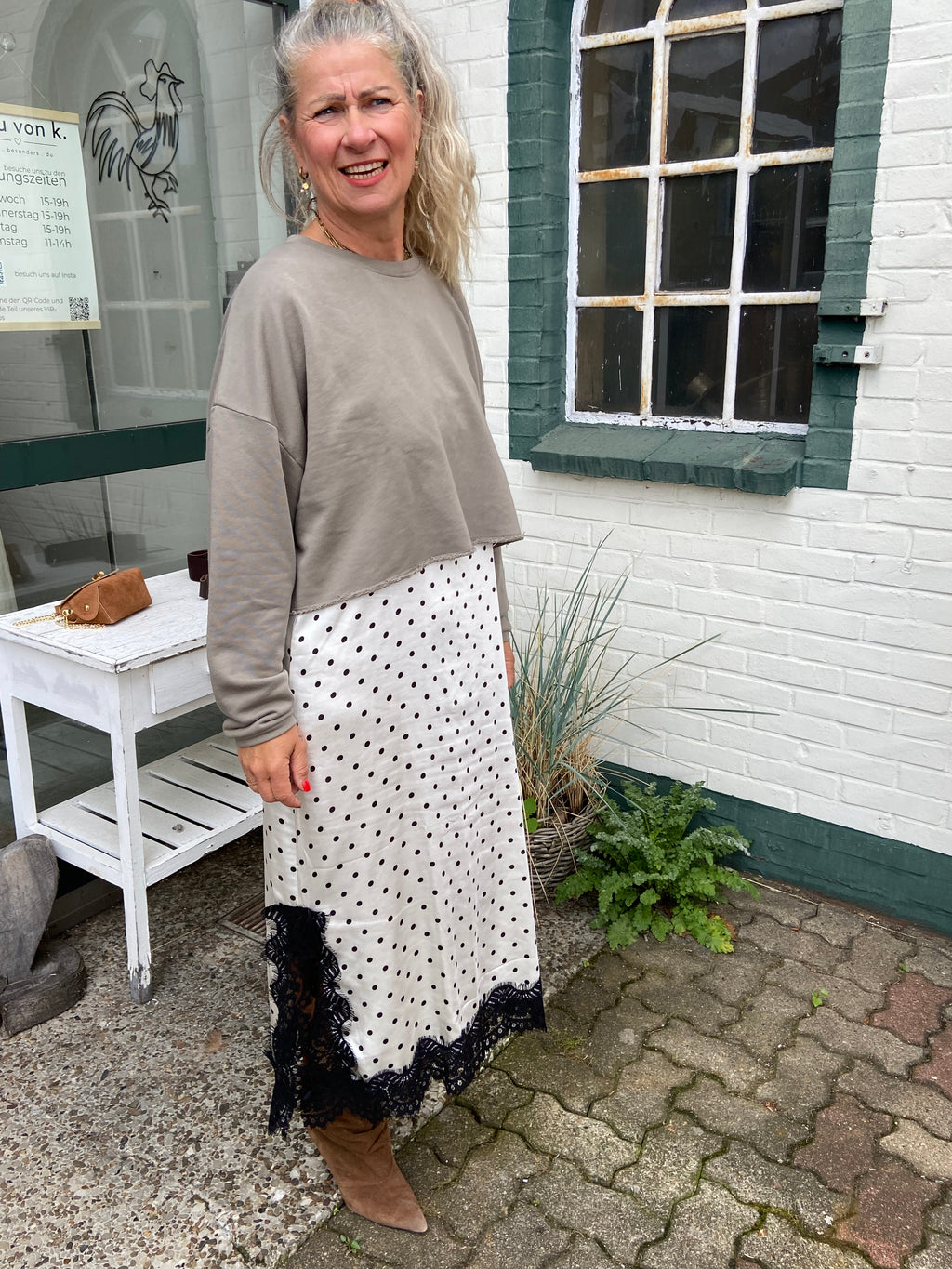 Liv Bergen Lugano Pullover – Mud