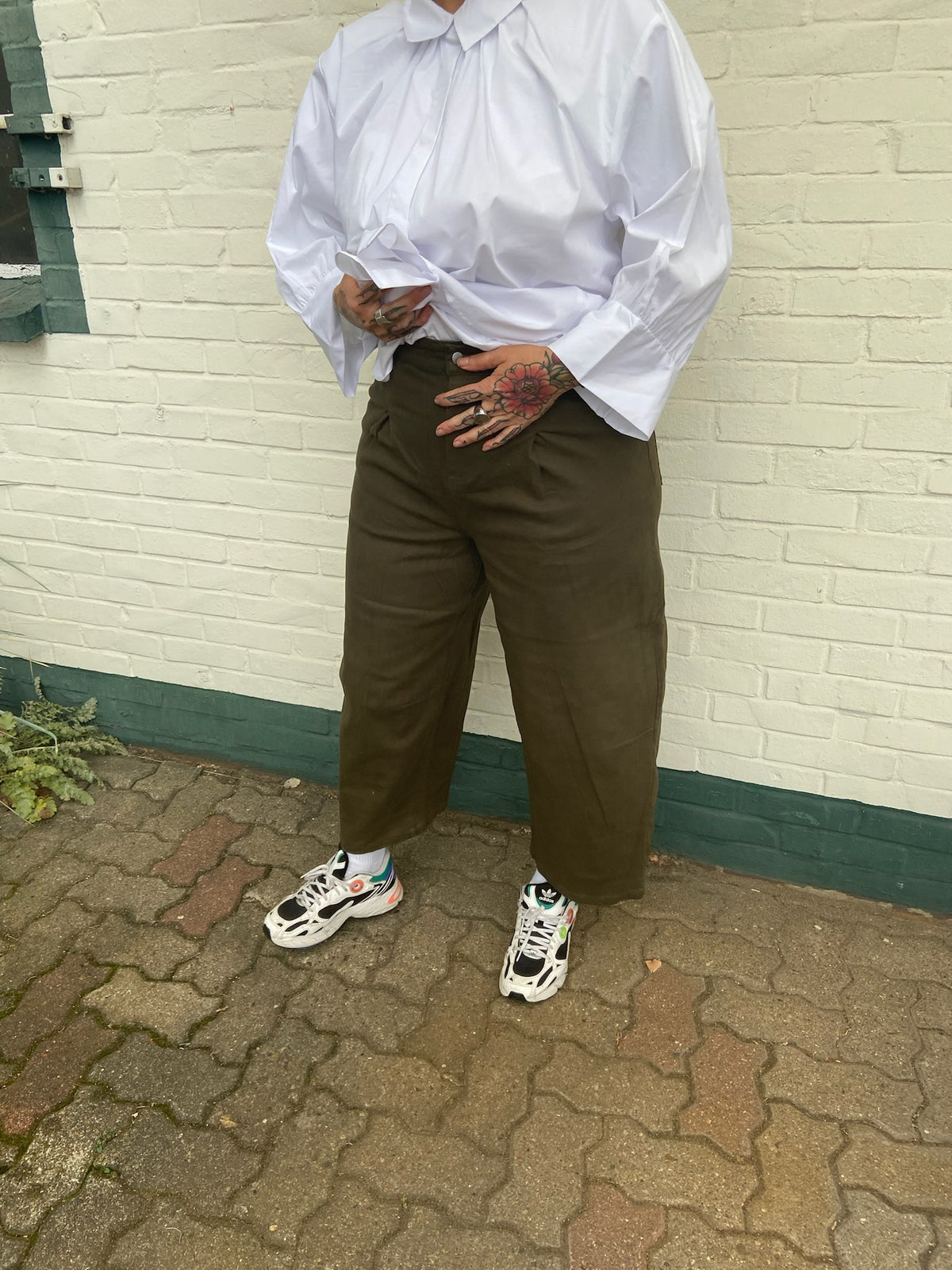 JcSophie Painter Hose – Armygrün