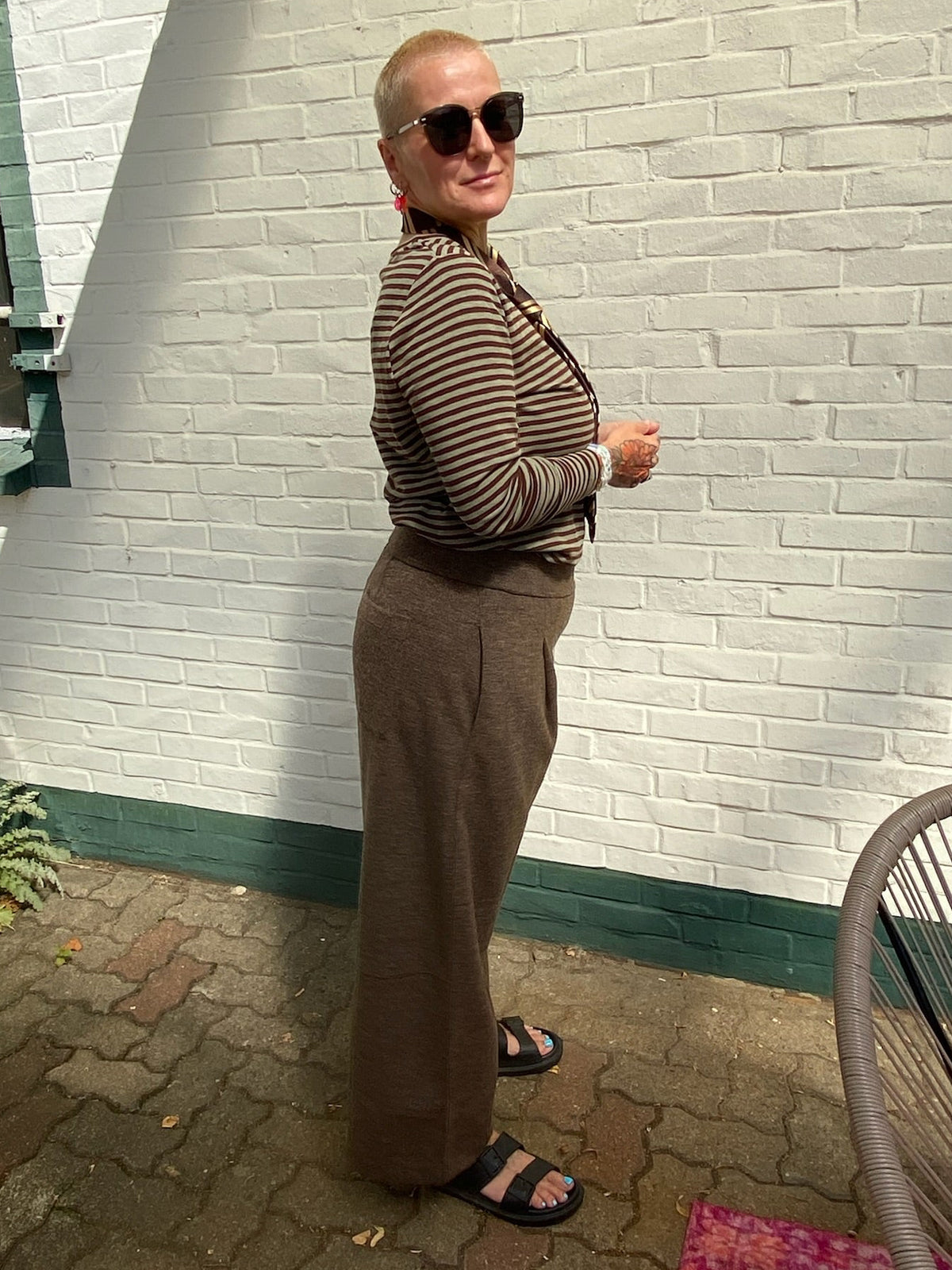JcSophie Pascale Hose – Dunkelbraun