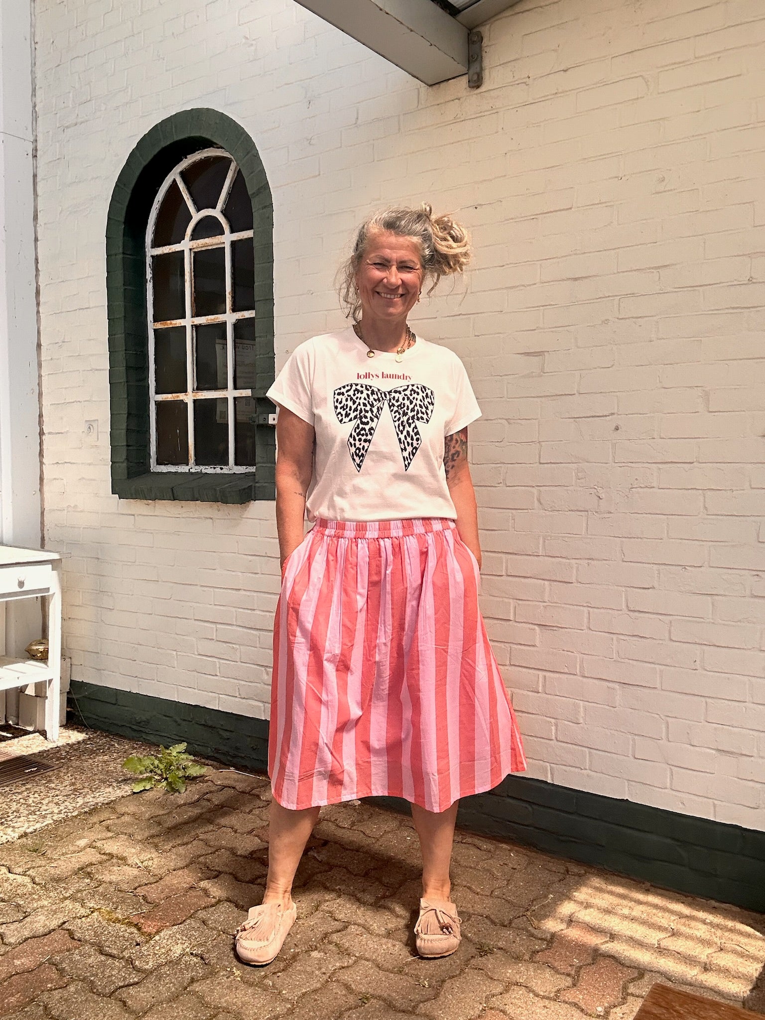 Lollys Laundry Rock – PINK ROSA gestreift
