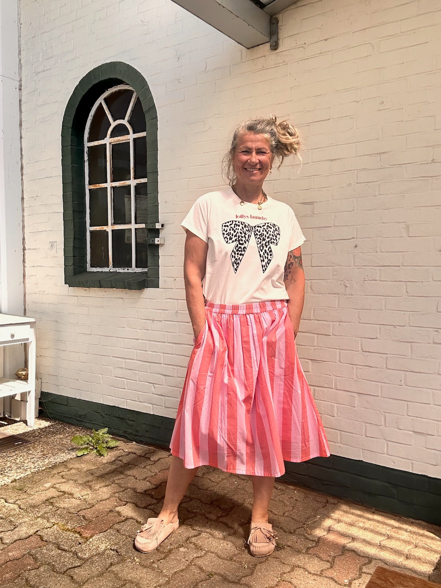 Lollys Laundry Rock – PINK ROSA gestreift