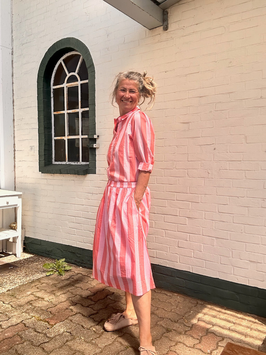 Lollys Laundry Rock – PINK ROSA gestreift