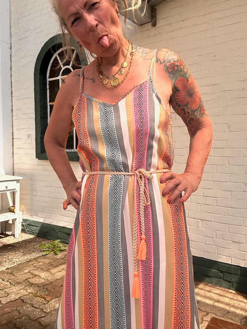 DANAMADE Gute Laune Sommerkleid 🌈🤍