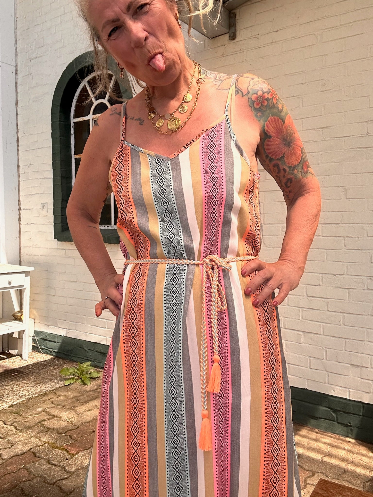 DANAMADE Gute Laune Sommerkleid 🌈🤍