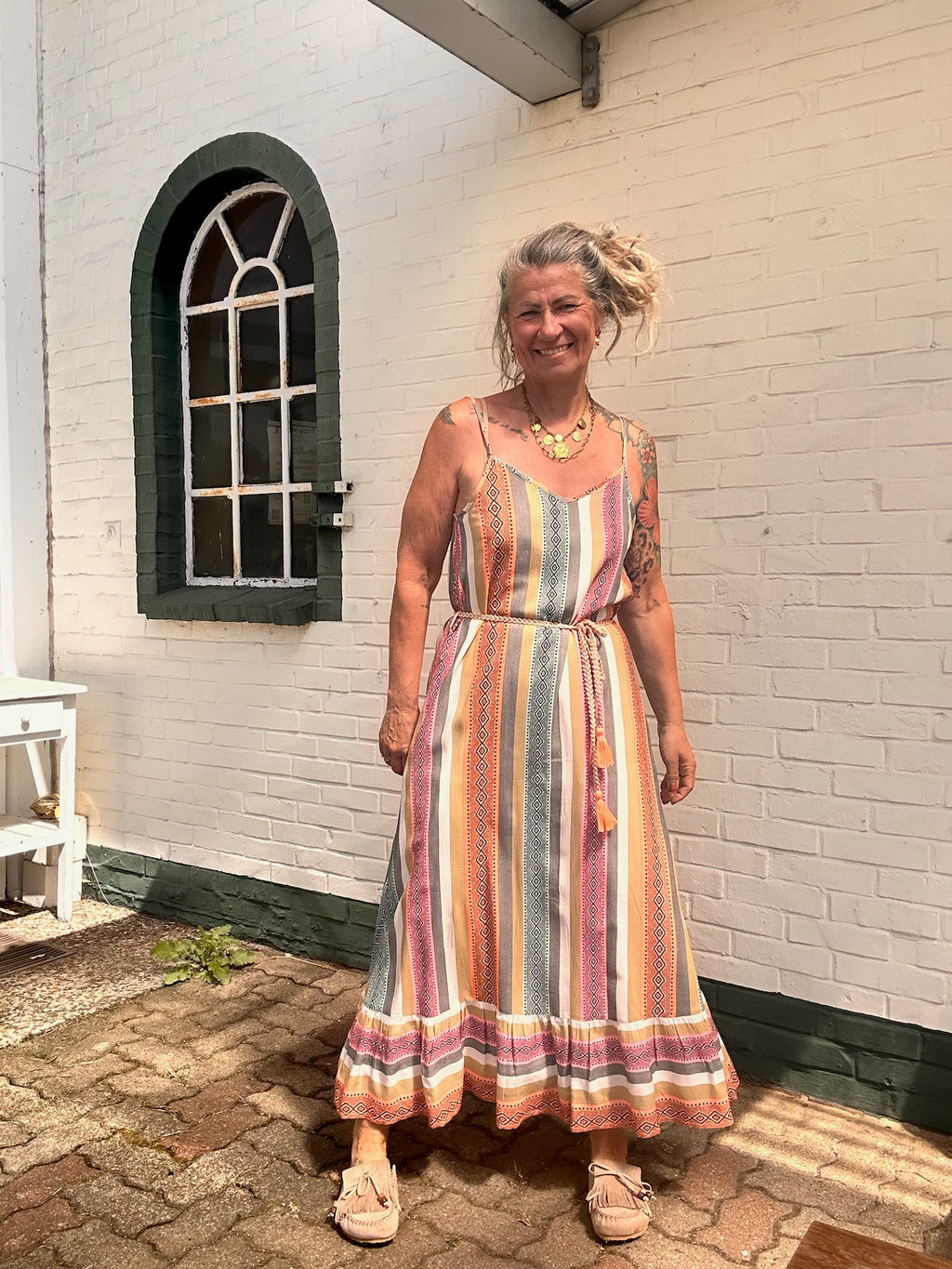 DANAMADE Gute Laune Sommerkleid 🌈🤍
