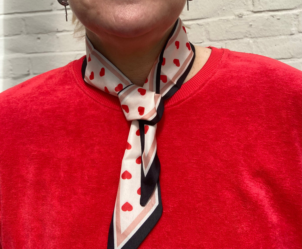 By-Bar Frottee T-SHIRT in knallrot ❤️