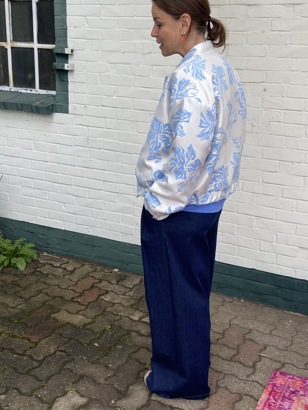 🤍💙wunderschöne Bomberjacke – ein lauer Sommerabend zum Anziehen