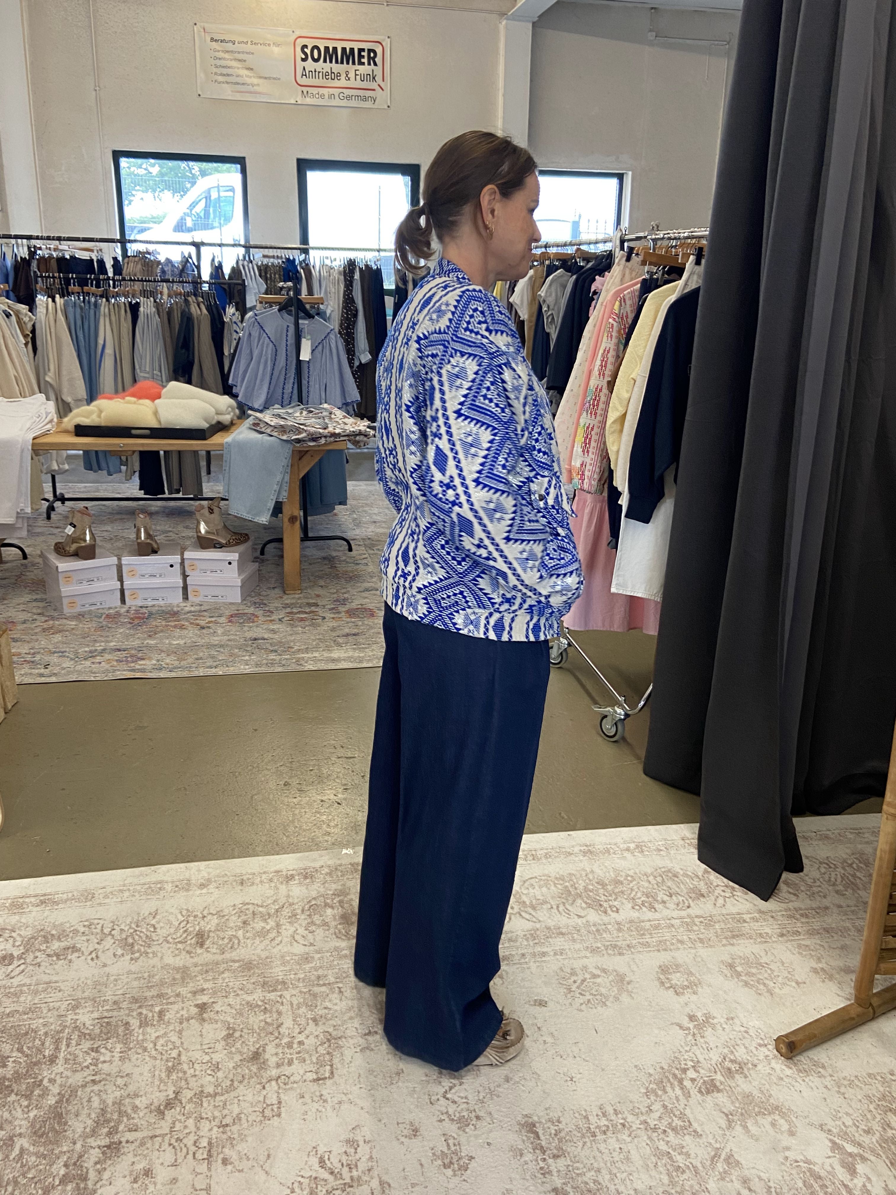 Lollys Laundry Jacke – Blau, Weiß & ein bisschen Urlaubsgefühl