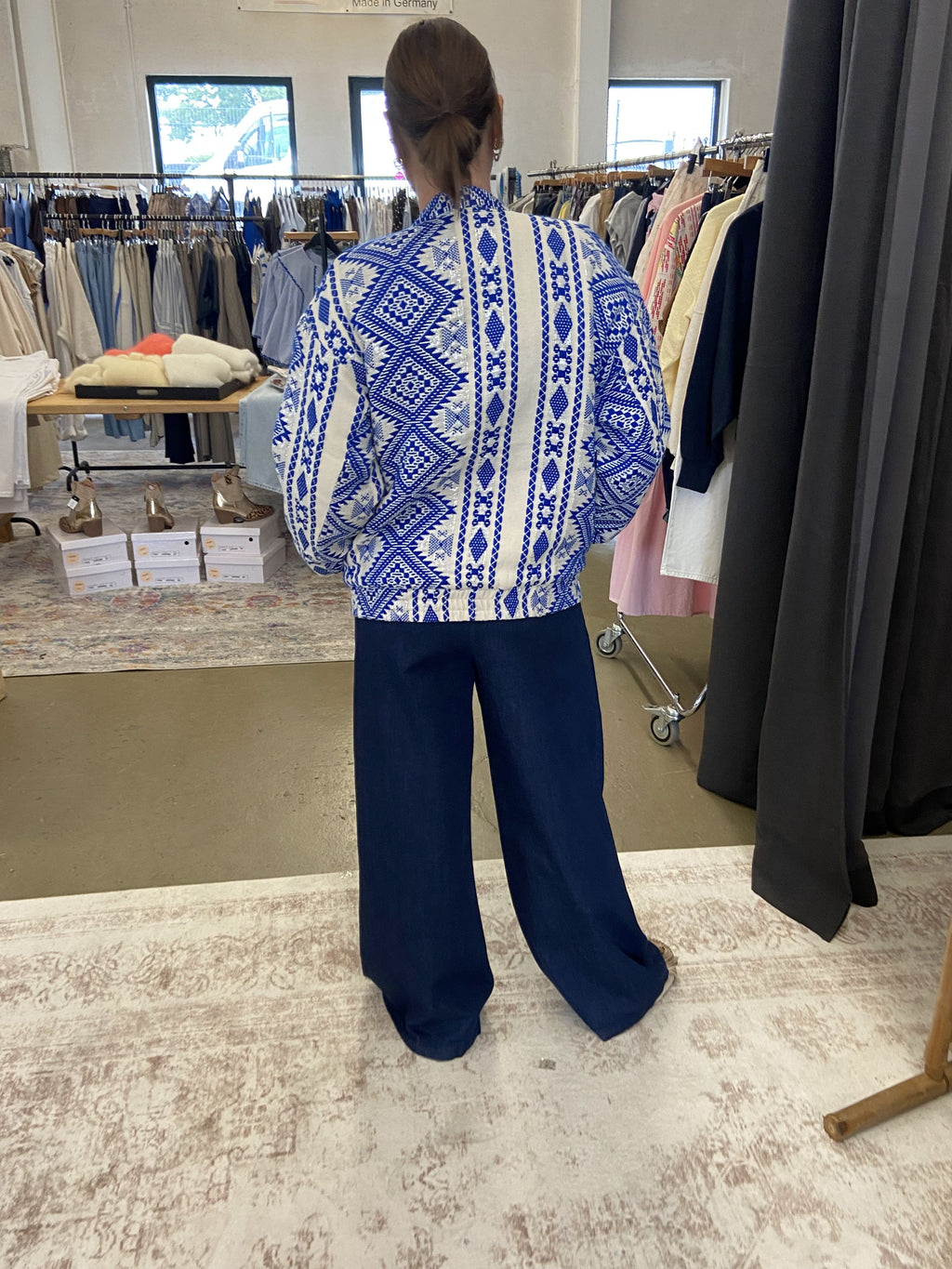 Lollys Laundry Jacke – Blau, Weiß & ein bisschen Urlaubsgefühl