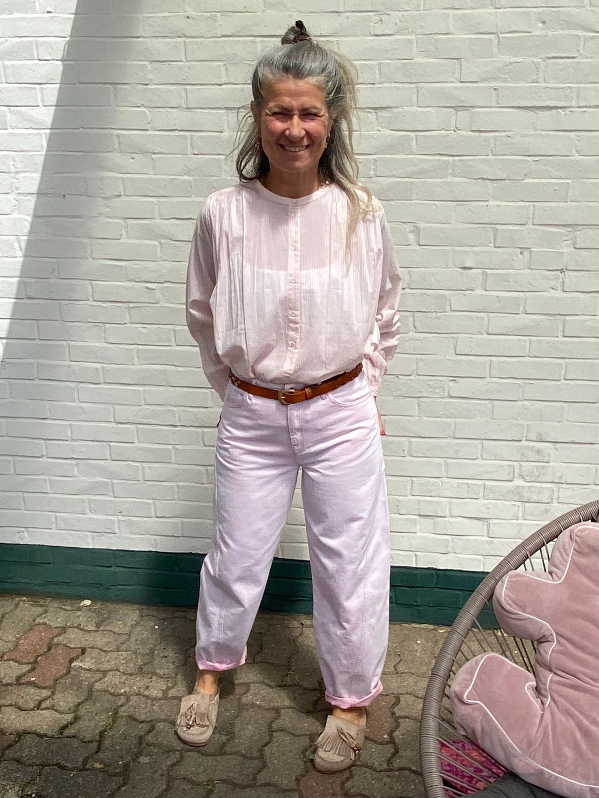 by-bar Bluse – Soft Blush