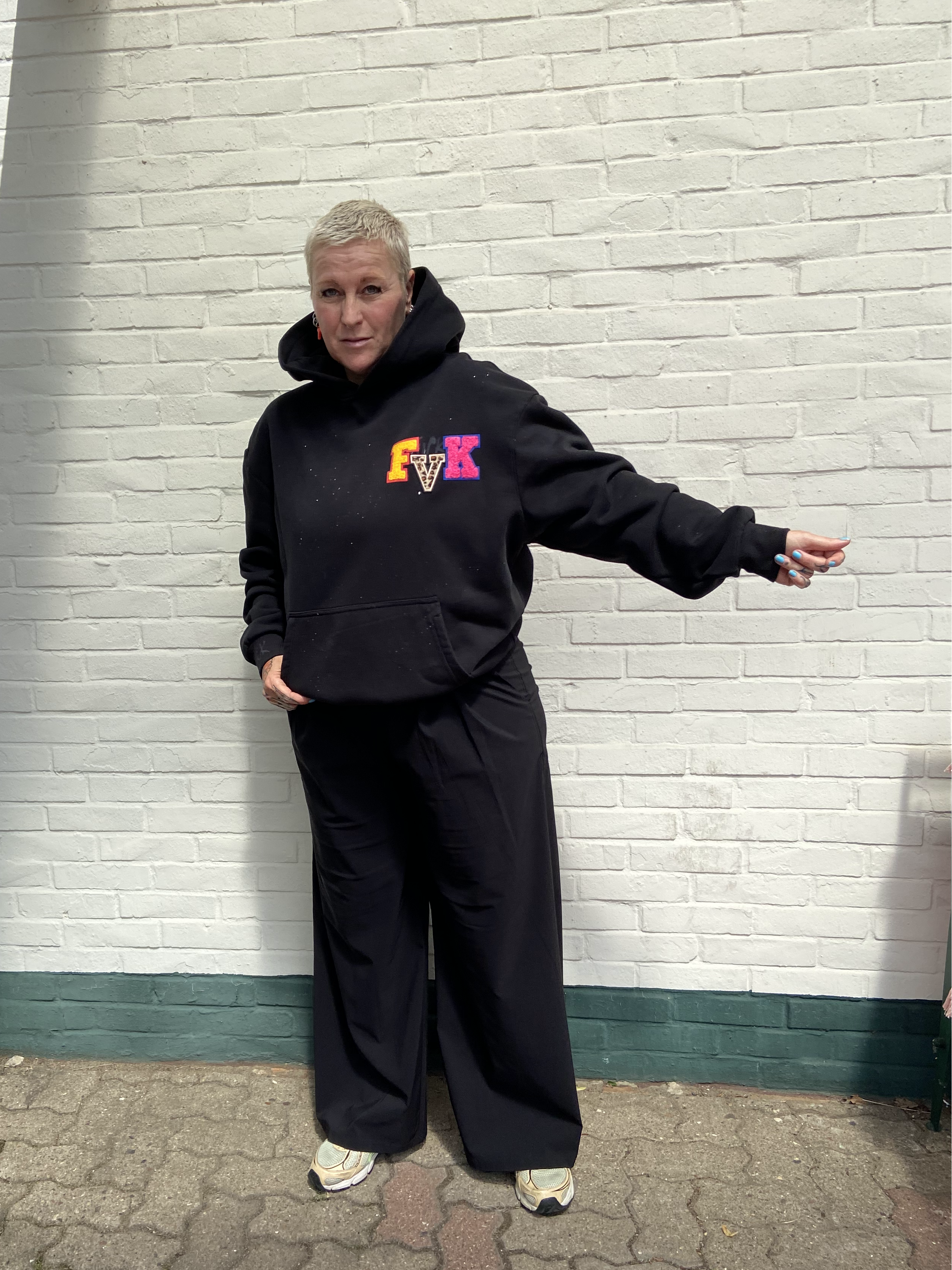 Good F**** Vibes Hoodie in L schwarz