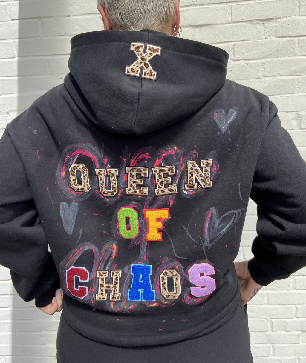 Good F**** Vibes Hoodie in L schwarz