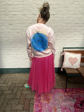 Statement-Sweater „Blue Smiley“