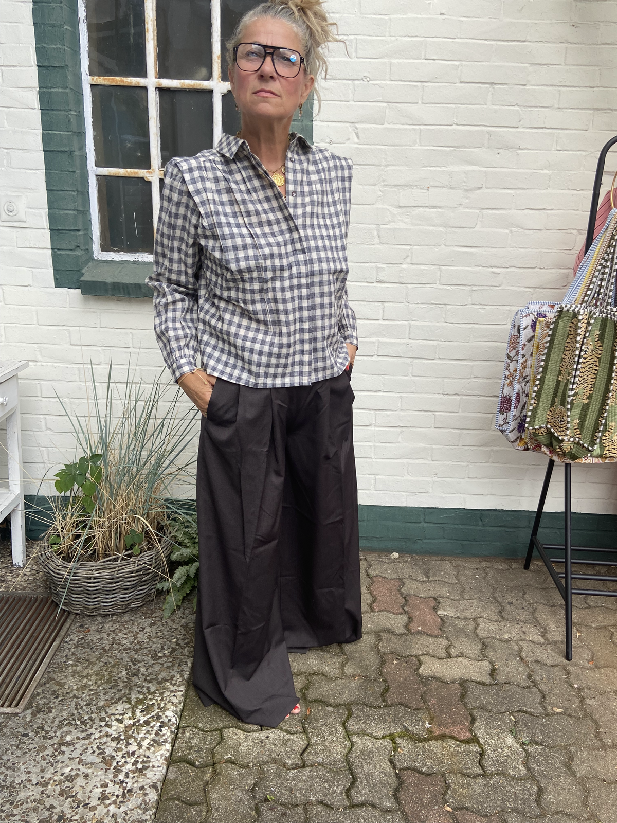 by-bar Sef Pants – dunkelbraun
