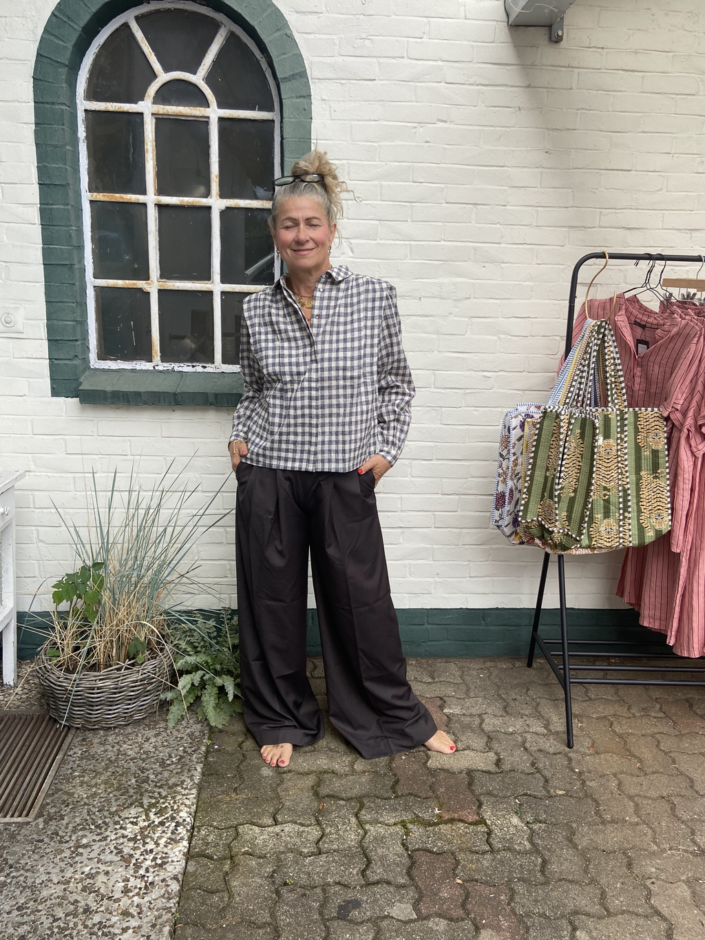 by-bar Sef Pants – dunkelbraun