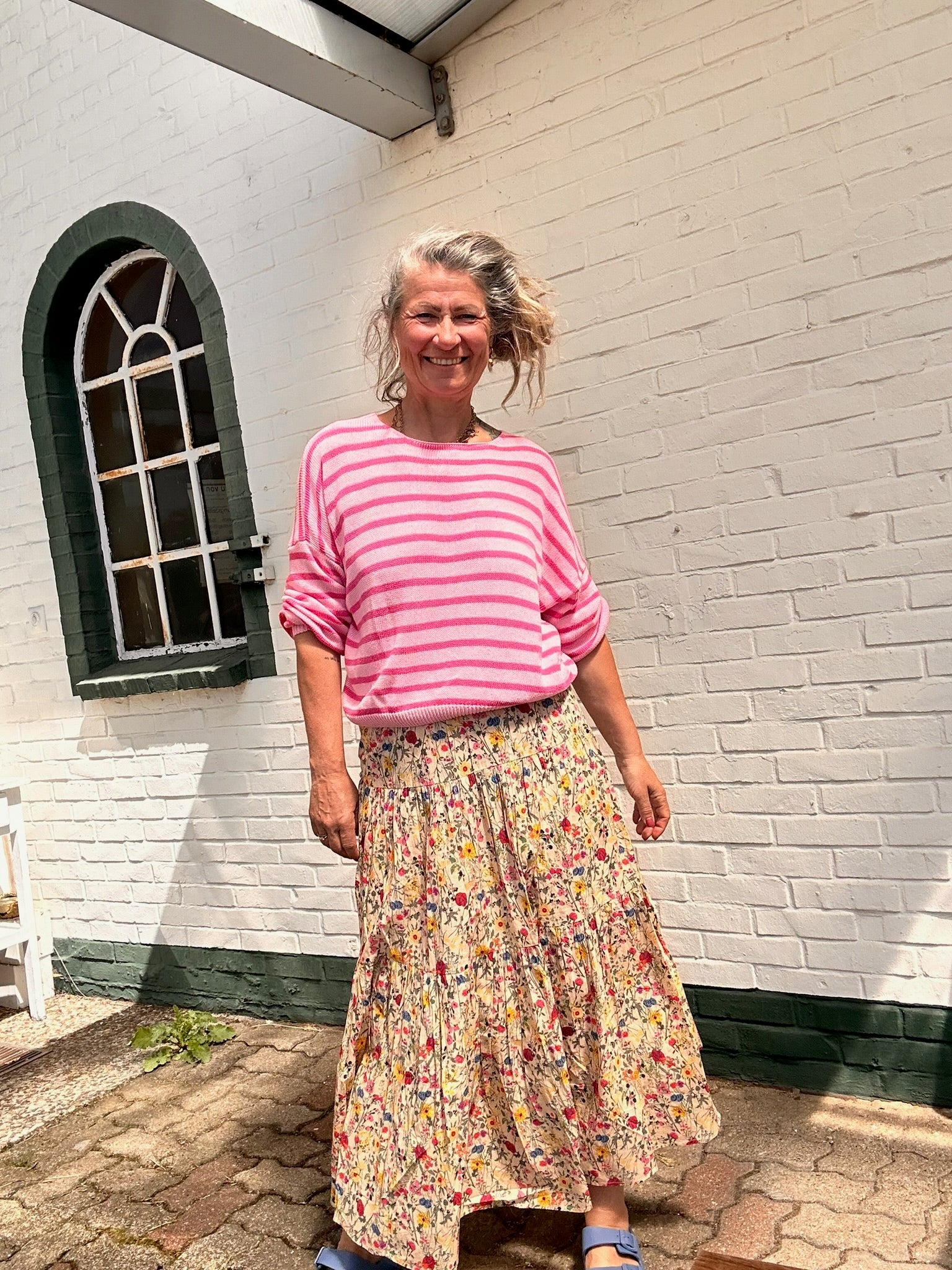 Streifenpullover – One Size, viele Farben <3