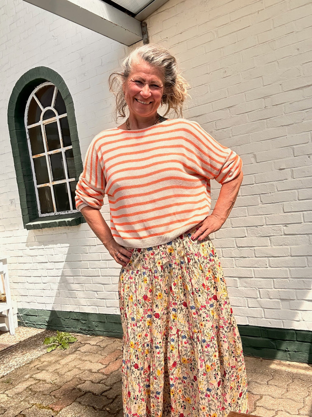 Streifenpullover – One Size, viele Farben <3