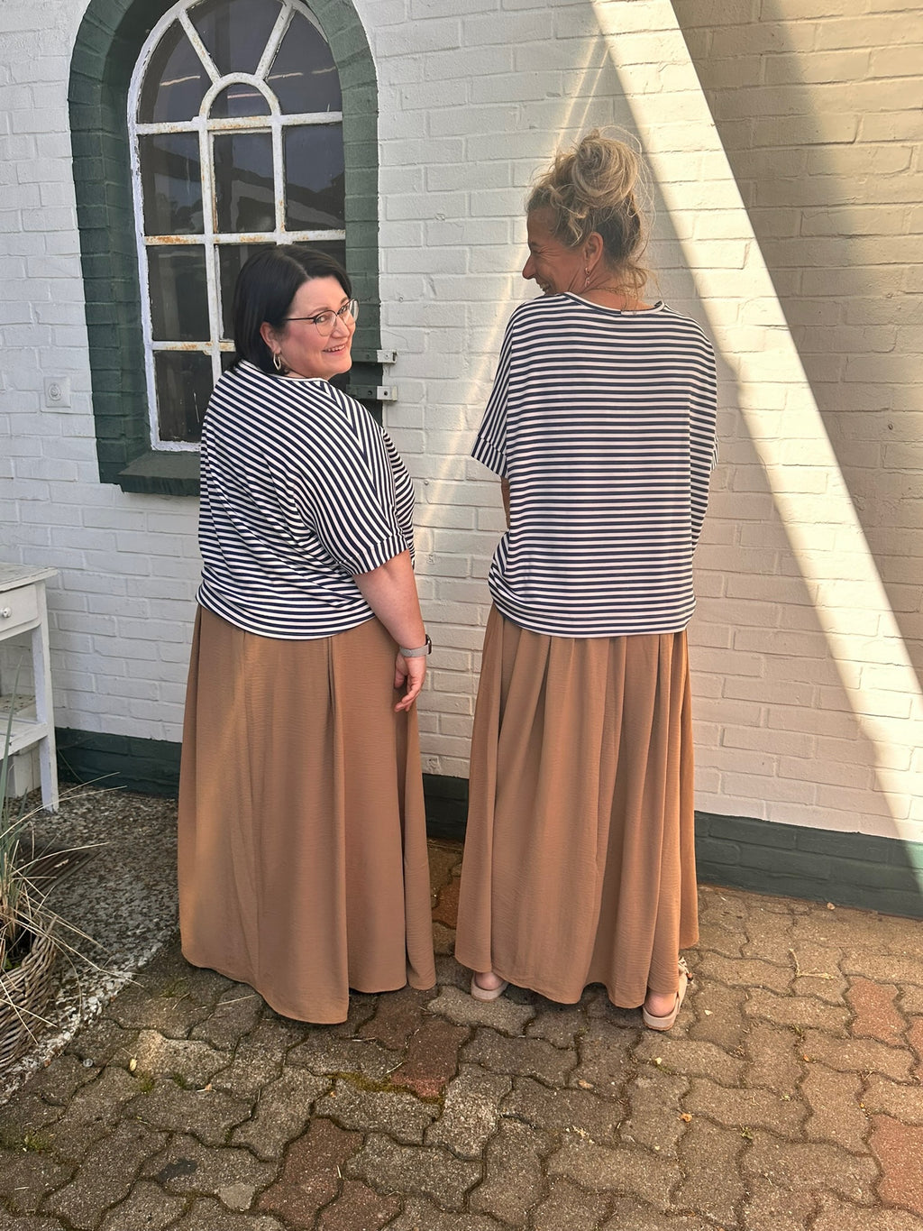 Oversize Streifen T-Shirt – One Size 🤍⚓