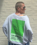 Liv Bergen Sweatshirt – "COLOUR YOUR LIFE" 💚