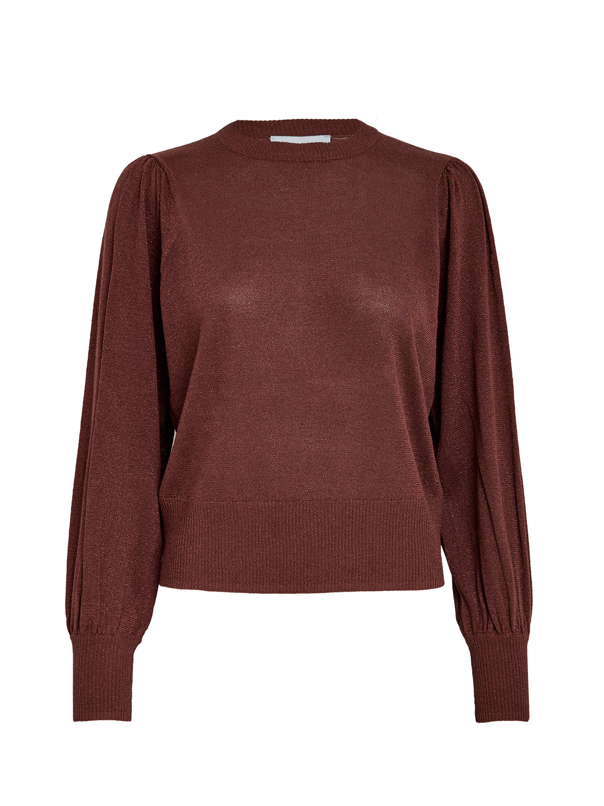 Minus Liva Metallic Long Sleeve Pullover – Andorra Metallic