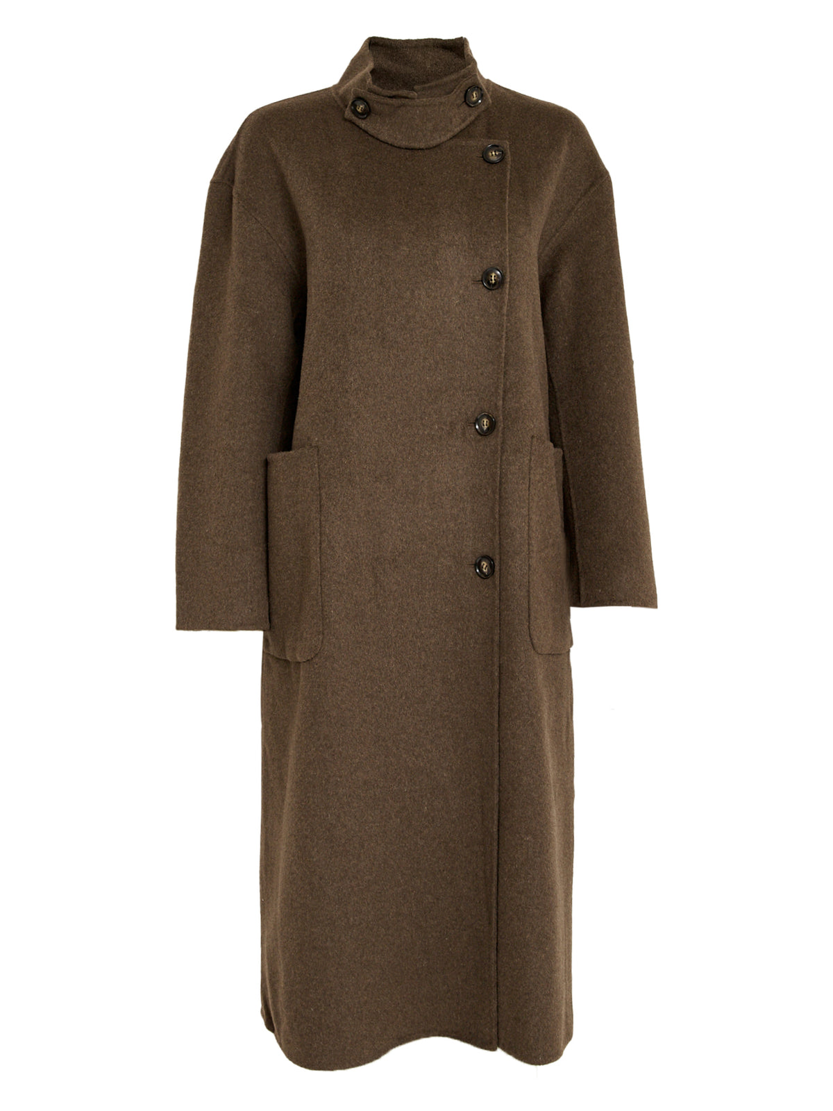 Minus Paula Mantel – Slate Brown Melange