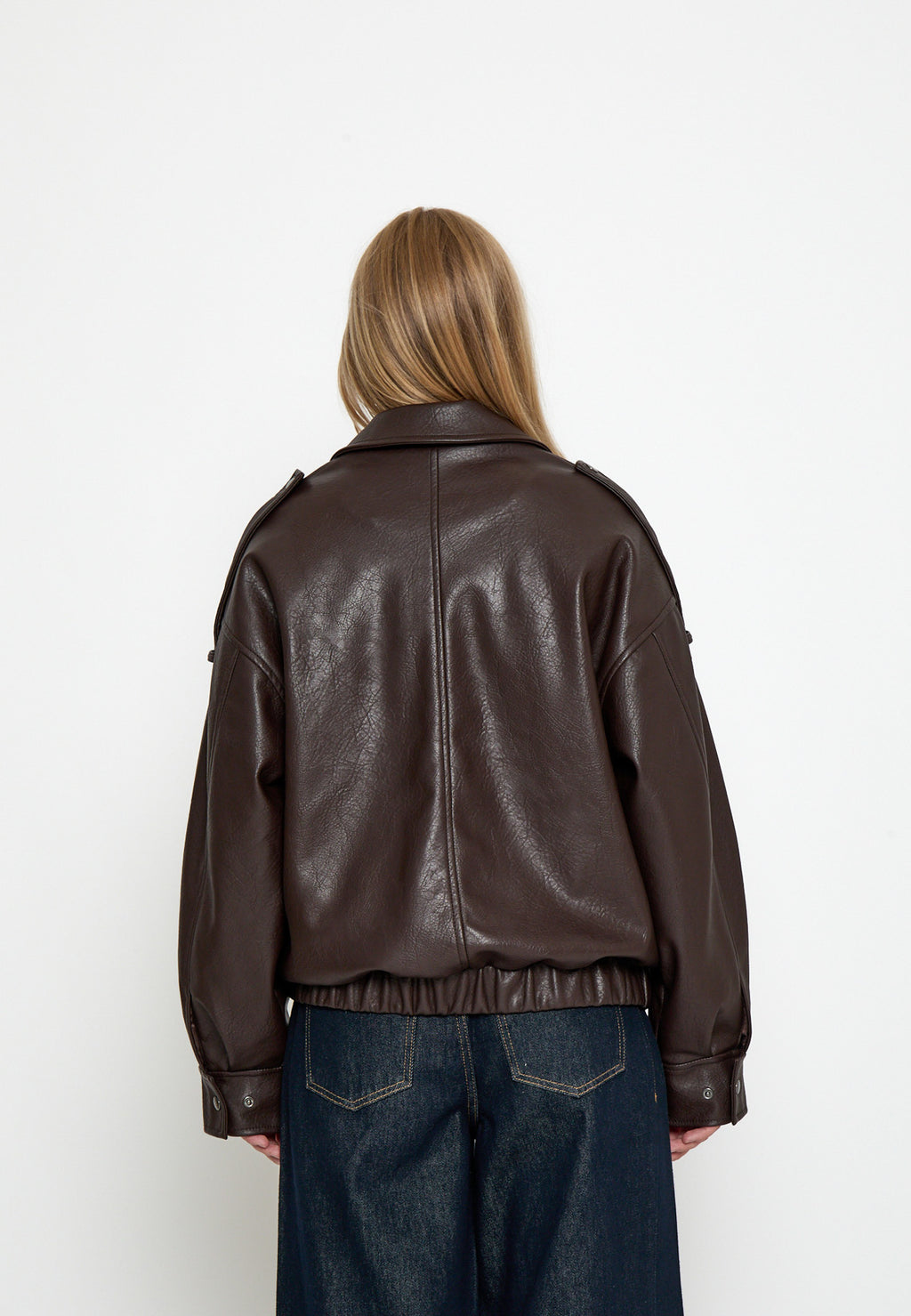 Minus Penny Jacke – Java Brown Print