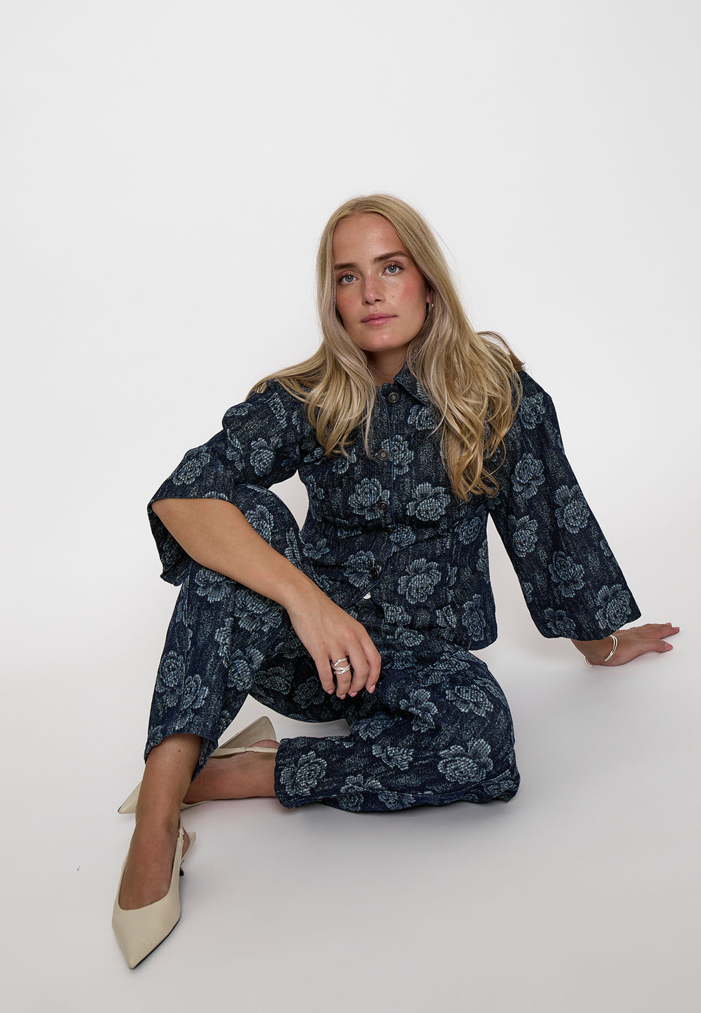 Minus Heather Mid Waist Pant – Dark Denim