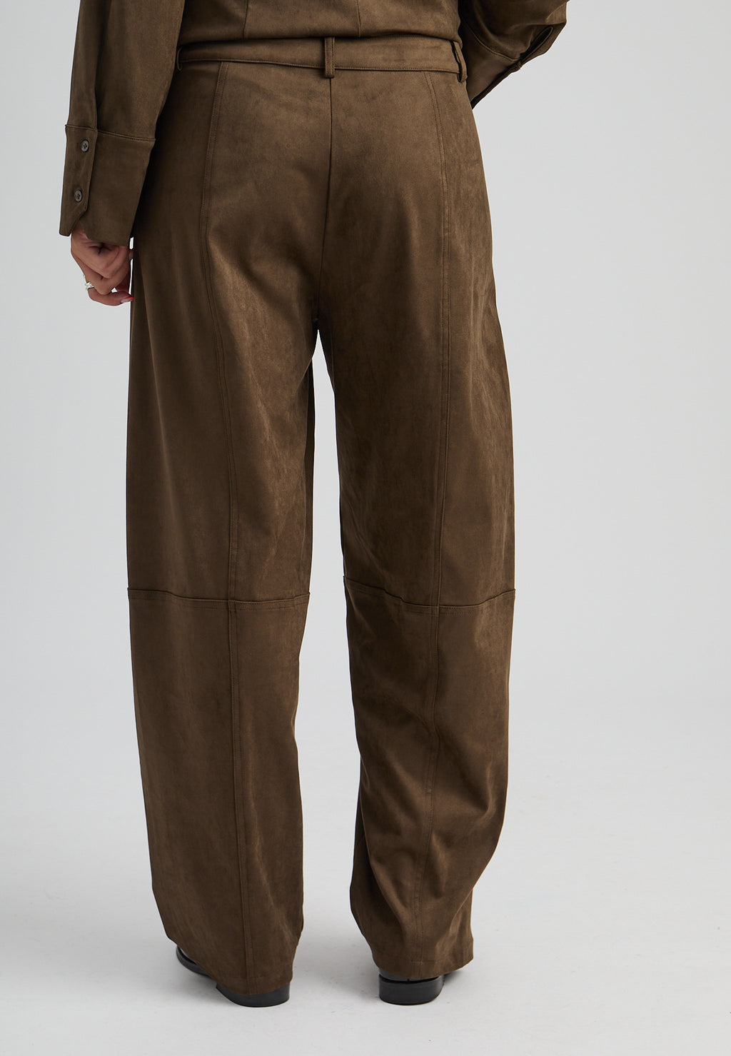 Minus Alva Mid Waist Pant – Beech Green