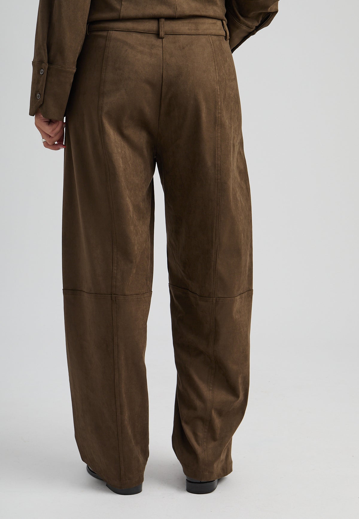 Minus Alva Mid Waist Pant – Beech Green