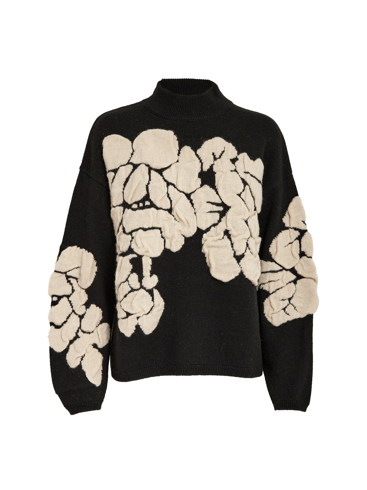 Minus MSIsobel Knit Pullover – Schwarz/Creme