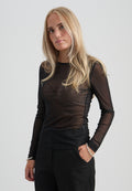 Minus MSRidea Mesh Long Sleeve Top – Schwarz
