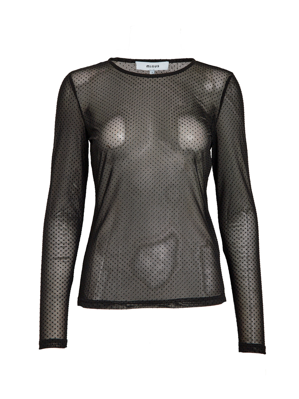 Minus MSRidea Mesh Long Sleeve Top – Schwarz