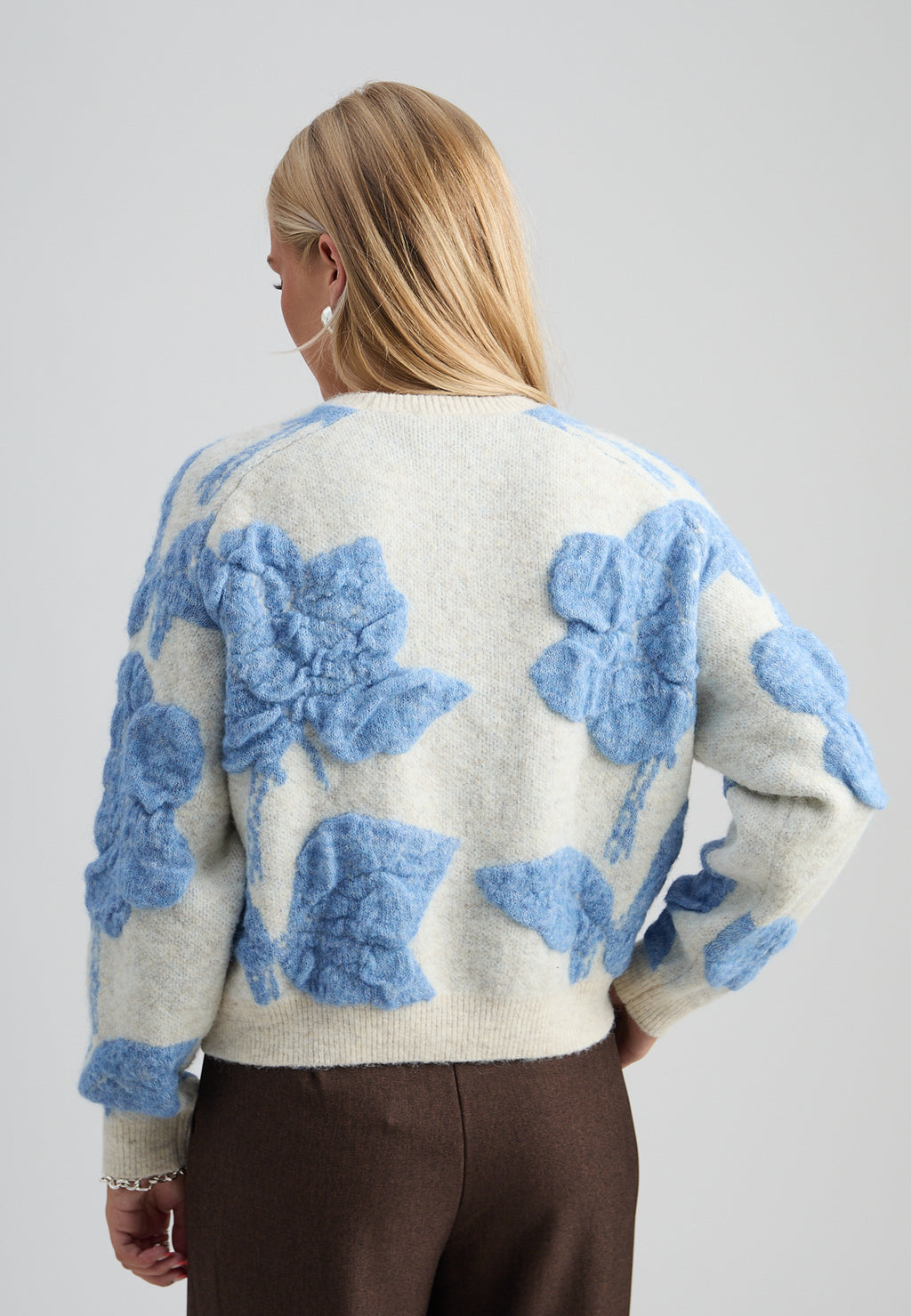 Peppercorn Sine GRS RWS Knit Pullover – Fog Sand Jacquard