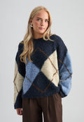 Peppercorn Shania Pullover – Sky Captain Jacquard
