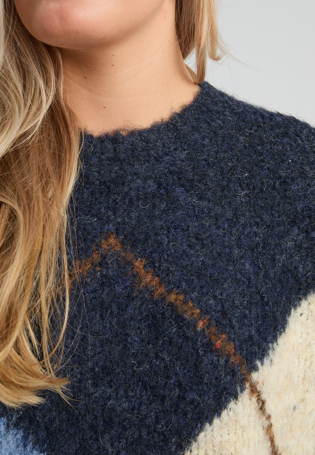 Peppercorn Shania Pullover – Sky Captain Jacquard